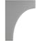 Ekena Millwork 3 1/2"W x 6"D x 8"H Clarksville Wood Vintage Decor Bracket, Pebble Grey BKTWD04X06X08CVPG - alternate 2